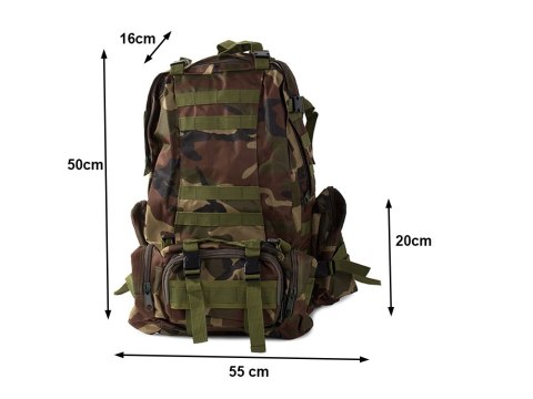 Plecak wojskowy taktyczny survival militarny 48.5l Plecak wojskowy taktyczny survival militarny 48.5l