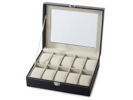 Szkatułka na zegarki organizer pudełko etui 10