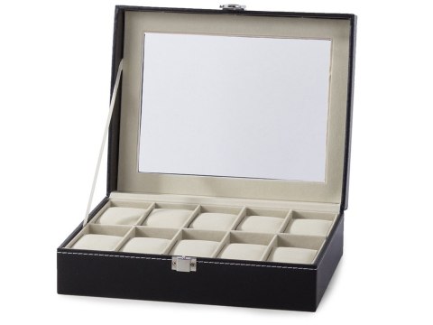Szkatułka na zegarki organizer pudełko etui 10 Szkatułka na zegarki organizer pudełko etui 10