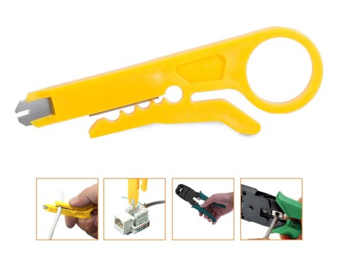 Tester sieciowy zestaw lsa zaciskarka rj45 etui Tester sieciowy zestaw lsa zaciskarka rj45 etui