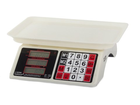 Waga sklepowa elektroniczna kalkulacyjna 40kg 2g Waga sklepowa elektroniczna kalkulacyjna 40kg 2g