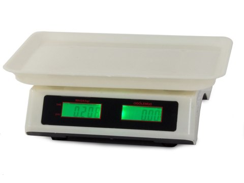 Waga sklepowa elektroniczna kalkulacyjna 40kg 2g Waga sklepowa elektroniczna kalkulacyjna 40kg 2g