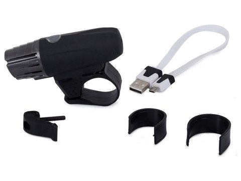 Lampka rowerowa przednia latarka led xm-l2 usb Lampka rowerowa przednia latarka led xm-l2 usb