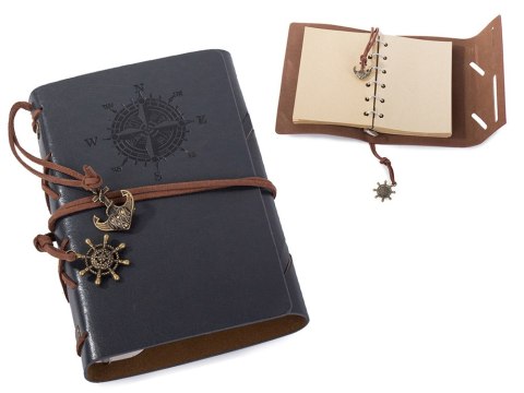 Notes podróżnika pamiętnik dziennik retro vintage Notes podróżnika pamiętnik dziennik retro vintage