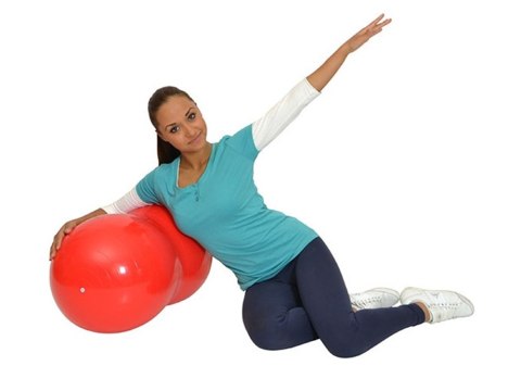 Piłka gimnastyczna fitness orzeszek fasolka duża Piłka gimnastyczna fitness orzeszek fasolka duża