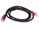 Kabel przewód hdmi 2.0 4k 3d uhd 1,8m miedź 48 bit