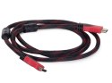 Kabel przewód hdmi 2.0 4k 3d uhd 1,8m miedź 48 bit