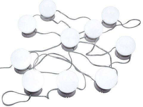 Lampki do lustra toaletki led zestaw makijaż 10szt Lampki do lustra toaletki led zestaw makijaż 10szt