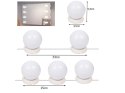 Lampki do lustra toaletki led zestaw makijaż 10szt