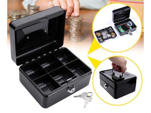 Metalowa kasetka na pieniądze sejf na dokumenty Metalowa kasetka na pieniądze sejf na dokumenty