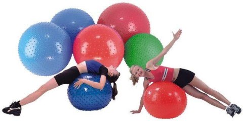 Piłka gimnastyczna fitness 55cm pompka do ćwiczeń Piłka gimnastyczna fitness 55cm pompka do ćwiczeń