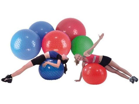 Piłka gimnastyczna fitness 55cm pompka do ćwiczeń Piłka gimnastyczna fitness 55cm pompka do ćwiczeń