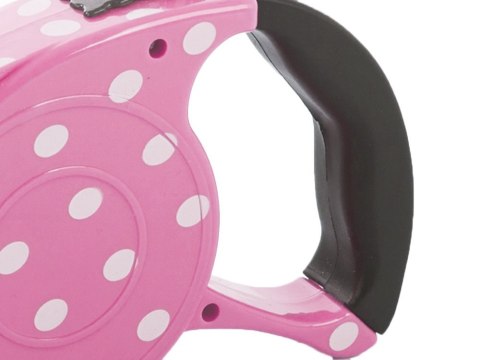 Smycz automatyczna dla psa taśma blokada 5m 15kg Smycz automatyczna dla psa taśma blokada 5m 15kg