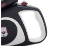 Smycz dla psa automatyczna blokada latarka 5m 15kg