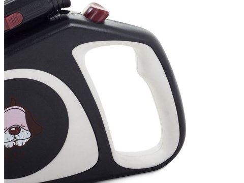 Smycz dla psa automatyczna blokada latarka 5m 15kg Smycz dla psa automatyczna blokada latarka 5m 15kg