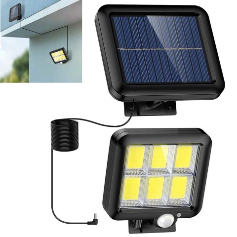 Lampa solarna 120 led z czujnikiem ruchu zmierzchu Lampa solarna 120 led z czujnikiem ruchu zmierzchu