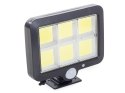 Lampa solarna 120 led z czujnikiem ruchu zmierzchu