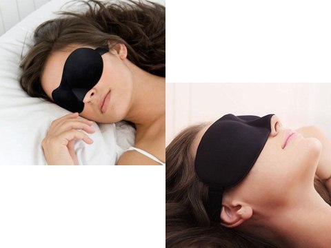 Opaska na oczy do spania snu maska3d komfort sen Opaska na oczy do spania snu maska3d komfort sen