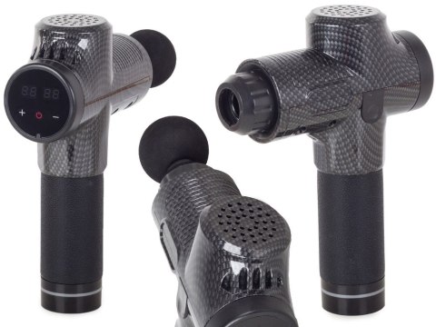 Pistolet do masażu masażer do ciała lcd mocny bezprzewodowy zestaw walizka Pistolet do masażu masażer do ciała lcd mocny bezprzewodowy zestaw walizka