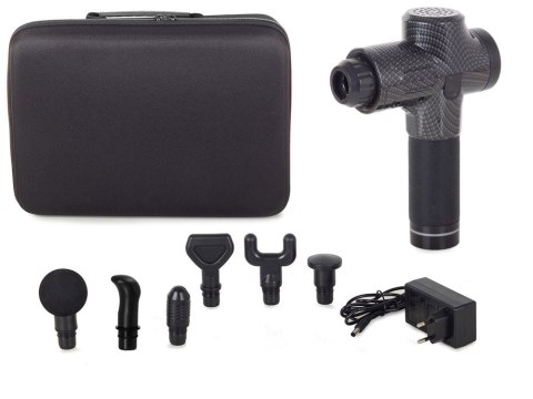 Pistolet do masażu masażer do ciała lcd mocny bezprzewodowy zestaw walizka Pistolet do masażu masażer do ciała lcd mocny bezprzewodowy zestaw walizka
