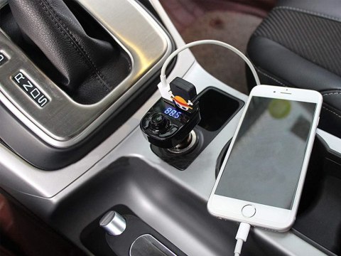 Transmiter fm sd mp3 bluetooth ładowarka 2xusb Transmiter fm sd mp3 bluetooth ładowarka 2xusb