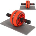 Wałek do ćwiczeń brzucha kółko roller koło + mata