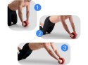 Wałek do ćwiczeń brzucha kółko roller koło + mata