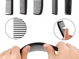 Grzebień fryzjerski do włosów grzebienie etui x9