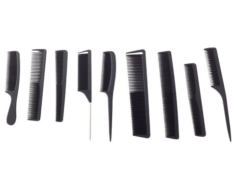 Grzebień fryzjerski do włosów grzebienie etui x9 Grzebień fryzjerski do włosów grzebienie etui x9