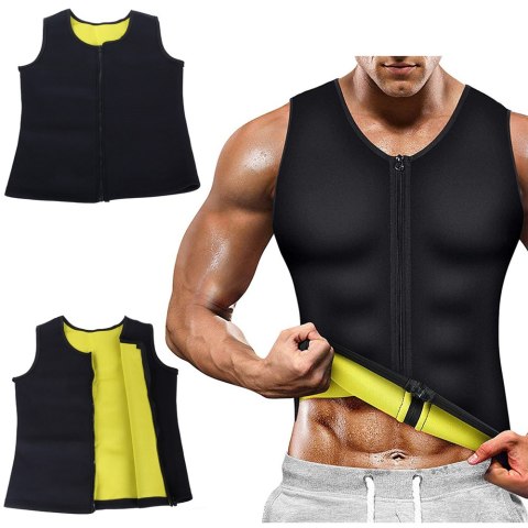 Koszulka neoprenowa fitness męska odchudzająca Koszulka neoprenowa fitness męska odchudzająca