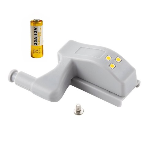 Lampka do szafki szafy na zawas drzwiczki 3 led Lampka do szafki szafy na zawas drzwiczki 3 led