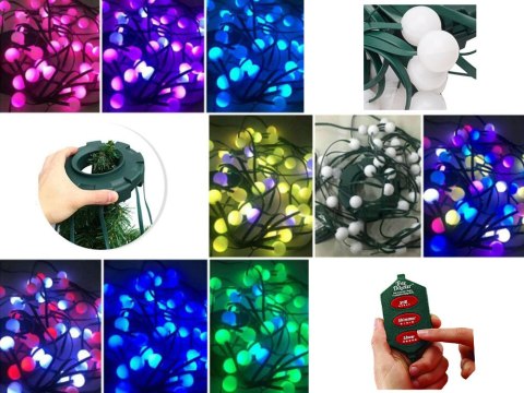 Lampki choinkowe na choinkę kurtyna 64 led rgb Lampki choinkowe na choinkę kurtyna 64 led rgb