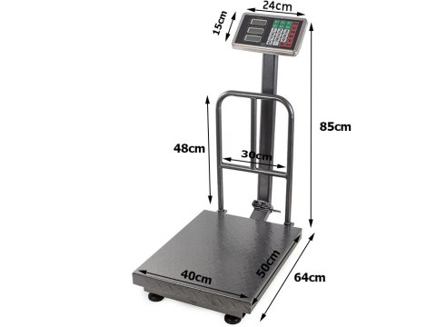 Waga magazynowa elektroniczna oparcie 300kg lcd Waga magazynowa elektroniczna oparcie 300kg lcd