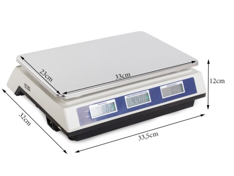 Waga sklepowa elektroniczna kalkulacyjna 40kg pl Waga sklepowa elektroniczna kalkulacyjna 40kg pl
