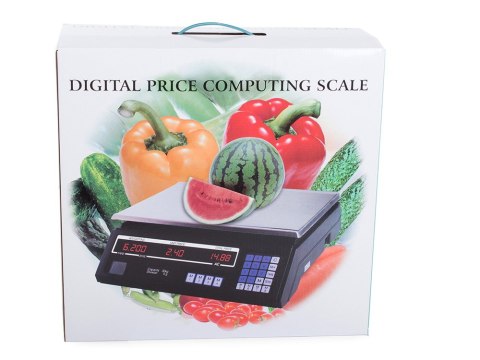Waga sklepowa elektroniczna kalkulacyjna 40kg pl Waga sklepowa elektroniczna kalkulacyjna 40kg pl