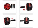 Wałek do ćwiczeń brzucha kółko roller koło + mata