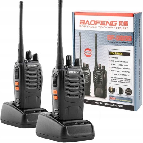 Krótkofalówki 2x walkie talkie baofeng bf888s pmr Krótkofalówki 2x walkie talkie baofeng bf888s pmr