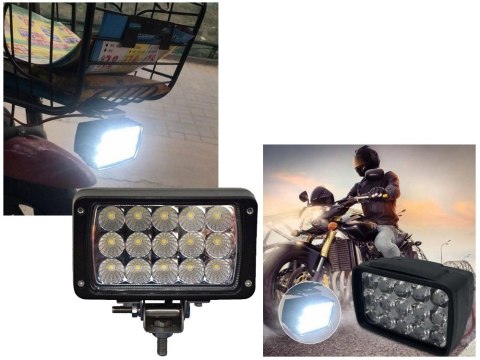Lampa robocza 15 led halogen panel 45w 12v 24v Lampa robocza 15 led halogen panel 45w 12v 24v