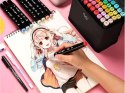 Markery alkoholowe touch zestaw 40szt torba etui