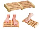 Masażer do stóp tradycyjny drewniany roller 2x5