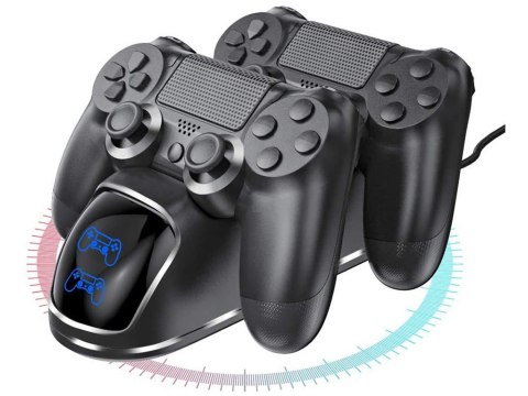 Ładowarka stacja dokująca ładująca do pad ps4 2x Ładowarka stacja dokująca ładująca do pad ps4 2x