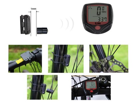 Licznik rowerowy wodoodporny komputer 14 funkcji Licznik rowerowy wodoodporny komputer 14 funkcji