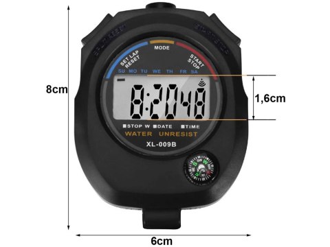 Stoper cyfrowy elektroniczny z kompasem timer Stoper cyfrowy elektroniczny z kompasem timer