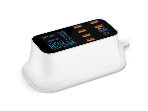 Szybka ładowarka do telefonu 8 x usb qc 3.0 typ c Szybka ładowarka do telefonu 8 x usb qc 3.0 typ c