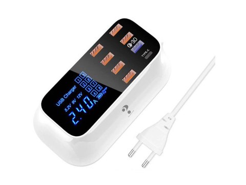 Szybka ładowarka do telefonu 8 x usb qc 3.0 typ c Szybka ładowarka do telefonu 8 x usb qc 3.0 typ c