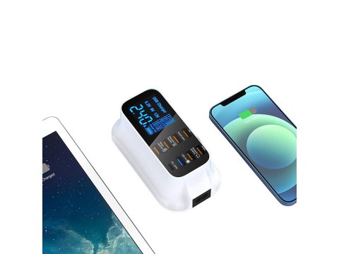 Szybka ładowarka do telefonu 8 x usb qc 3.0 typ c Szybka ładowarka do telefonu 8 x usb qc 3.0 typ c