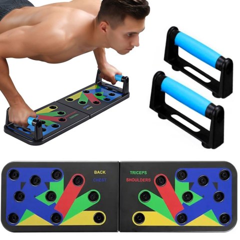 Deska uchwyty do pompek ćwiczeń push pompki 14w1 Deska uchwyty do pompek ćwiczeń push pompki 14w1