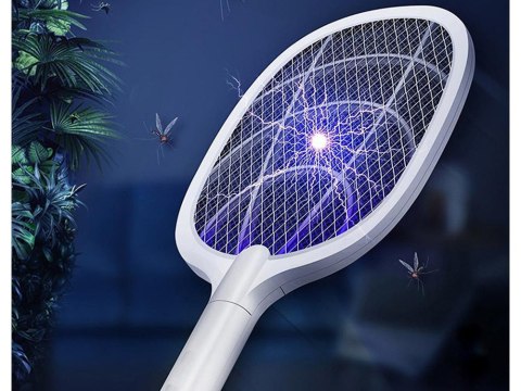 Elektryczna łapka packa na muchy owady lampa uv Elektryczna łapka packa na muchy owady lampa uv
