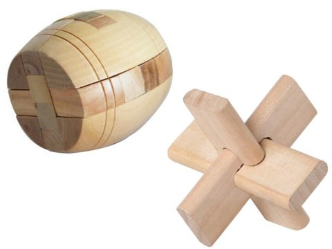 Łamigłówki logiczne puzzle mensa drewniane zestaw Łamigłówki logiczne puzzle mensa drewniane zestaw