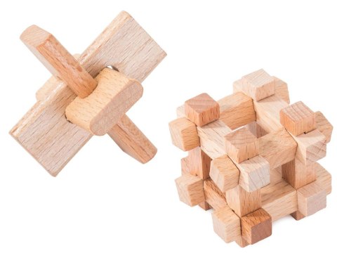 Łamigłówki logiczne puzzle mensa drewniane zestaw Łamigłówki logiczne puzzle mensa drewniane zestaw